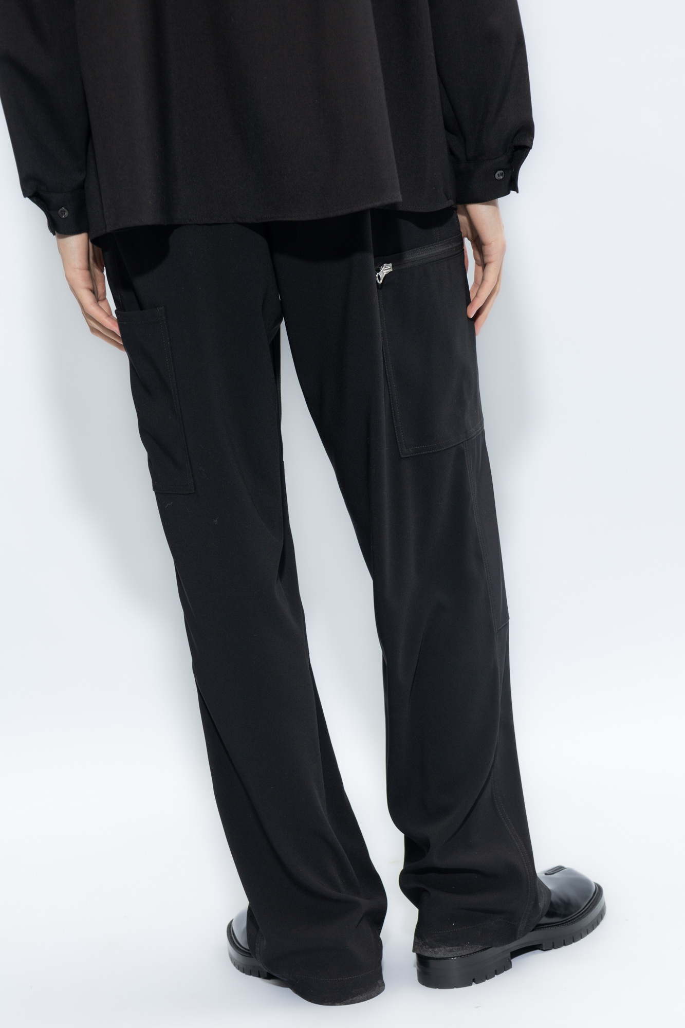 GenesinlifeShops Micronesia - Black Loose - fitting trousers